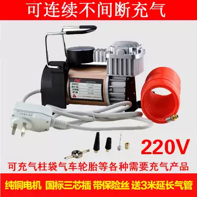 220V household AC electric pump Air column bag pump Basketball balloon bubble column pump inflatable stick
