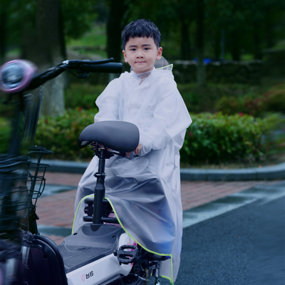 儿童雨衣男童女童幼儿园宝宝防水雨披小学生小孩带书包位时尚可爱