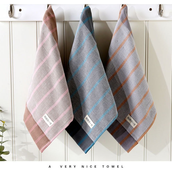 Adult Face Wash Towel, High-Grade Pure Cotton, One Side Terry, One Side Gauze, Wide Edge, Easy to Dry, Non-Shedding, Face Wash Square Towel