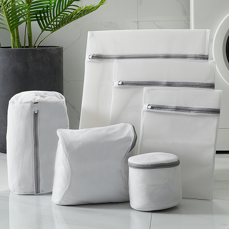 Home Laundry Bag Wash Sweater Mesh Pocket Increased Number Care Wash Bag Underwear Bra Mesh Bag Washing Machine Special Anti-Deformation