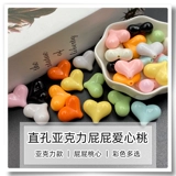 Акриловый милый мобильный телефон ручной работы для ключей, бусины, аксессуар, DIY