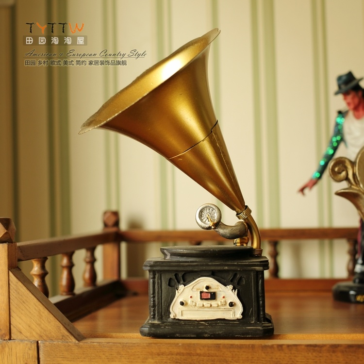 đầu đĩa than hi-end	 Châu Âu retro ghi thanh thanh thủ công nhà trang trí quán cà phê trang trí mô hình ghi âm - Máy hát 	đầu đĩa than cao cấp