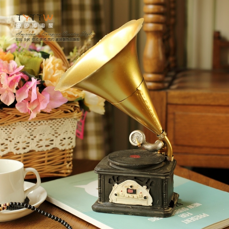 đầu đĩa than hi-end	 Châu Âu retro ghi thanh thanh thủ công nhà trang trí quán cà phê trang trí mô hình ghi âm - Máy hát 	đầu đĩa than cao cấp