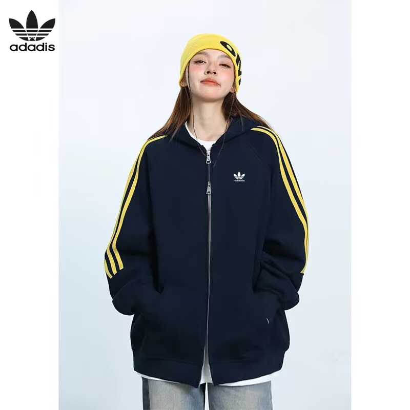 Authentic Sports Hooded Sweatshirt for Women, Spring and Autumn Casual Loose Raglan Top, Cardigan Zipper Jacket, 2026 New Style