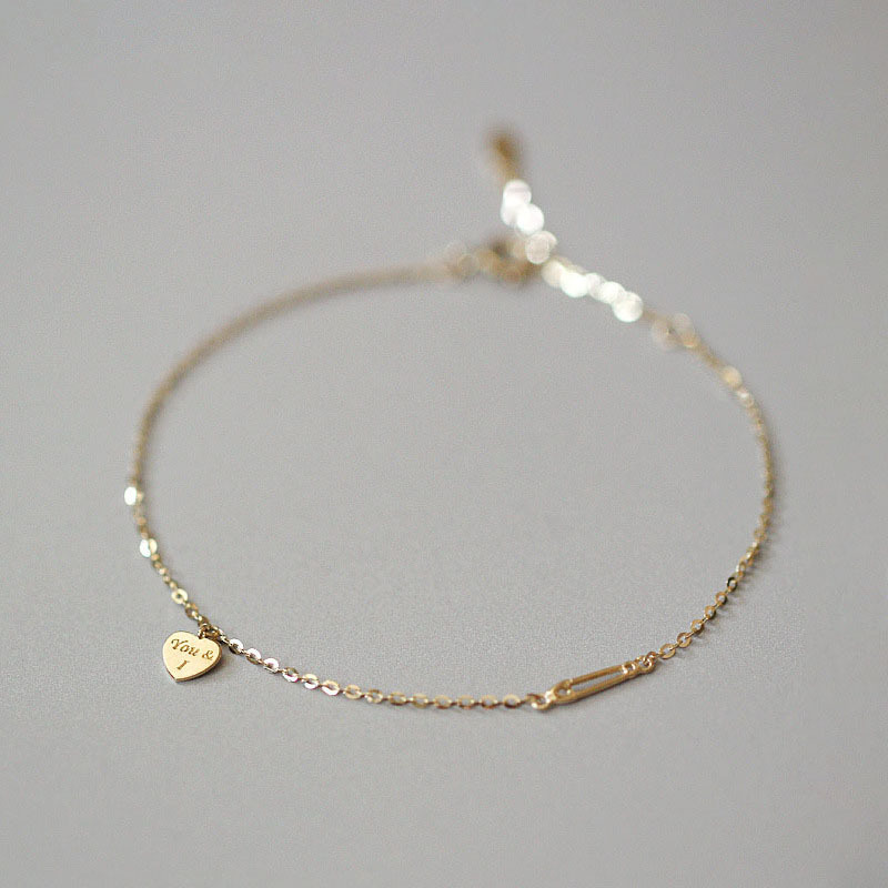 Light Luxury Niche Exquisite 925 Sterling Silver Bracelet for Women, Plated in 14K Gold Color, Extremely Fine, High-End Design Jewelry Gift