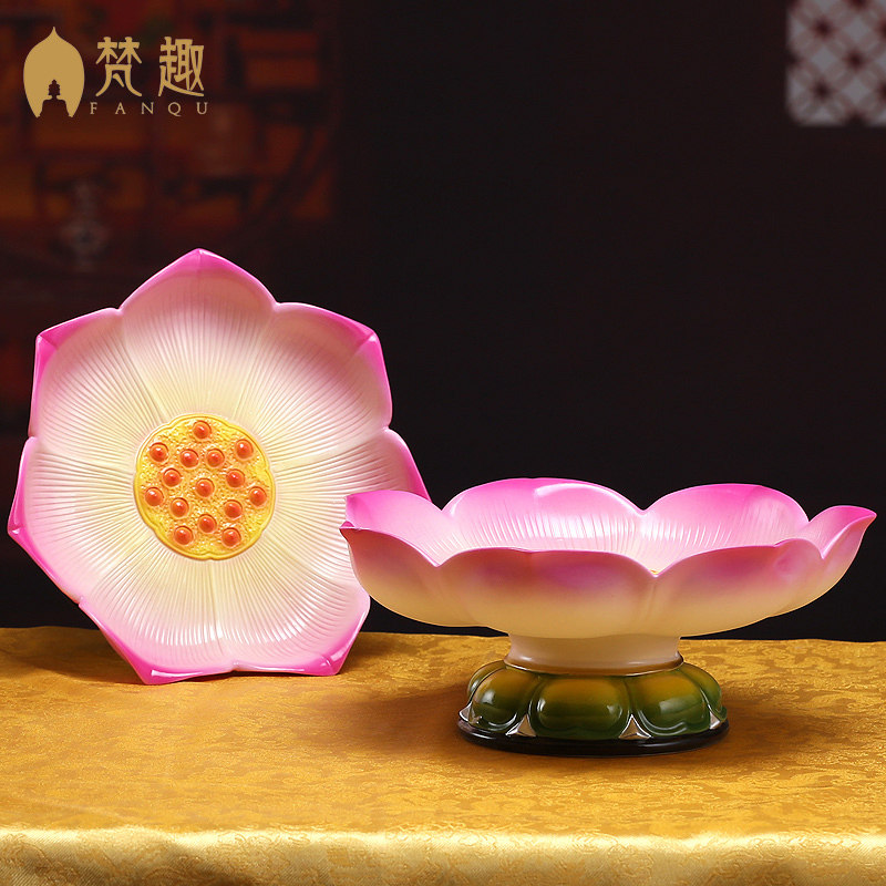 Sanskrit supply to Buddha supplies Defied ceramic lotus for disc Buddha Former dedicated to fruit pangpanum disc tribute disc Buddha pendulum