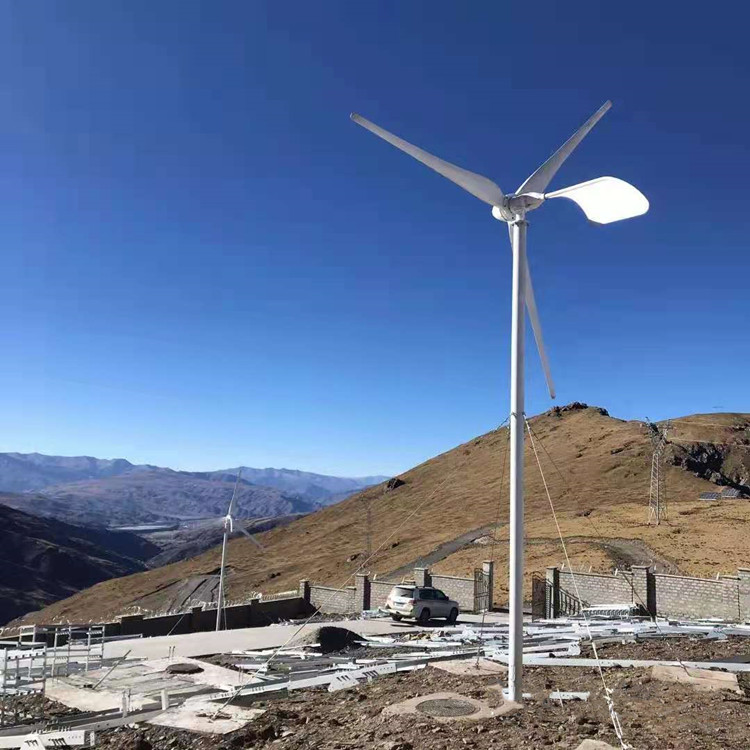 Horizontal axis Home Three-vane wind power generator manufacturer