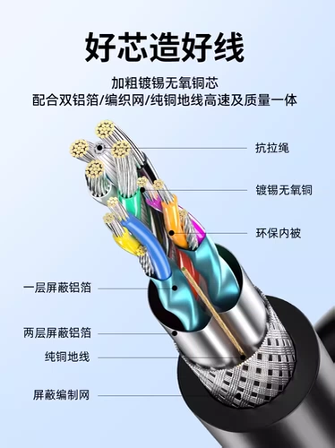 Yamazawa Double Gong Head USB3.0 Кабель данных общедоступной для общедоступной двойной линии расширения передачи передачи Мобильный жесткий диск.