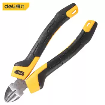 Del tools professional grade oblique nose pliers 6 inch 7 inch diagonal pliers cutting wire pliers electrical pliers DL2206ZDL2207Z