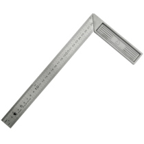 Kada KATA steel angle ruler straight angle ruler 90 degree double-sided scale aluminum alloy ruler holder 300mm KT333