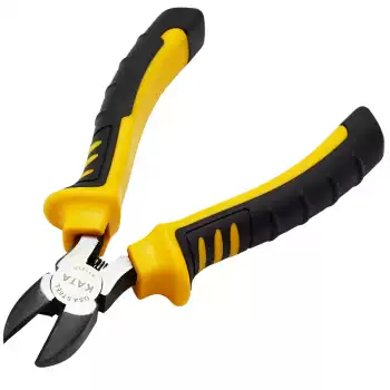 KATA (KATA)KT1826 6-inch labor-saving with spring Bevel pliers, diagonal pliers, wire cutting pliers, offset pliers, Black