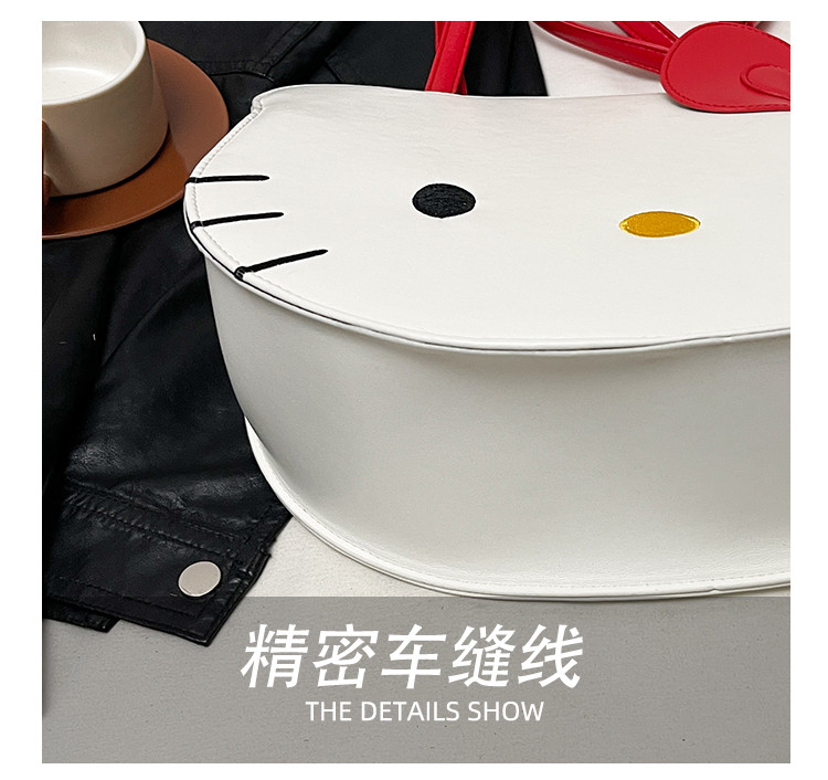 Hello kitty, милый рюкзак, сумка через плечо, портативный мультяшный картхолдер, сумка на одно плечо 荔了个谱 