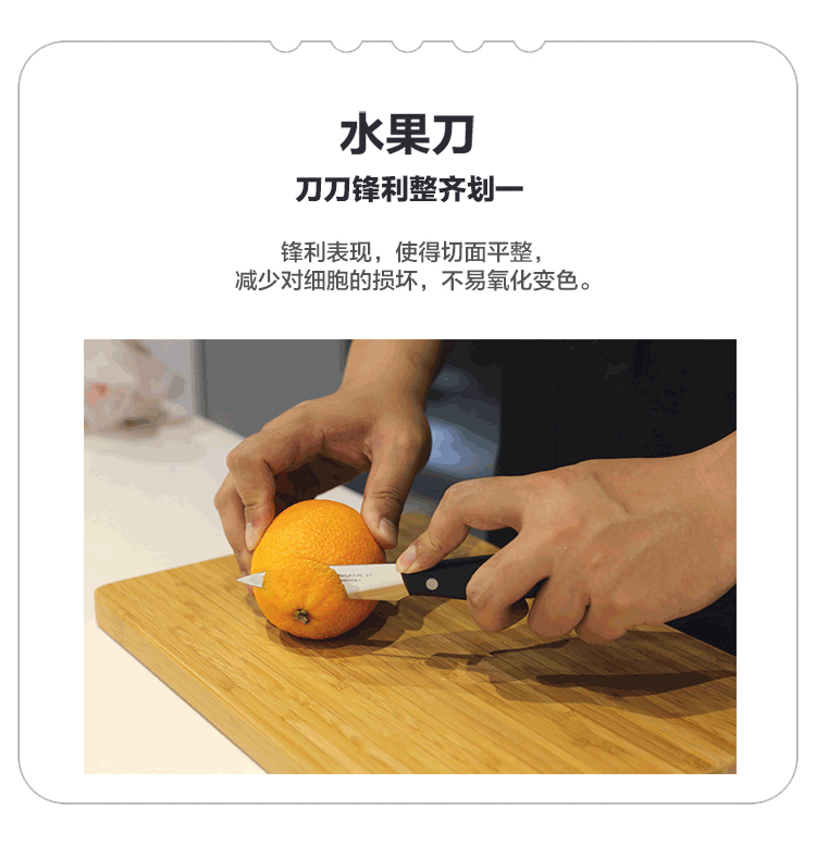 德国百年品牌 菲仕乐 Fissler 精致系列不锈钢刀具三件套 图6