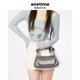 Onetime Shengqiao Handbag 2024 ພາກຮຽນ spring ໃຫມ່ຂອງແມ່ຍິງ Pleated Shoulder Bag Dumpling Bag Work Small Tote Bag