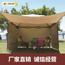 Factory direct outdoor pergola thickened advertising awning four-angle telescopic camping self-driving tour canopy