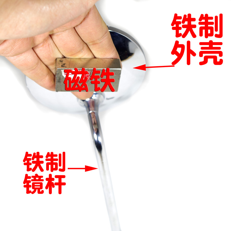 Gương chiếu hậu xe máy bão Prince 150WY Jialing GN125 sửa đổi 10MM lụa lồi gương gương vuông giá gương chiếu hậu xe máy honda
