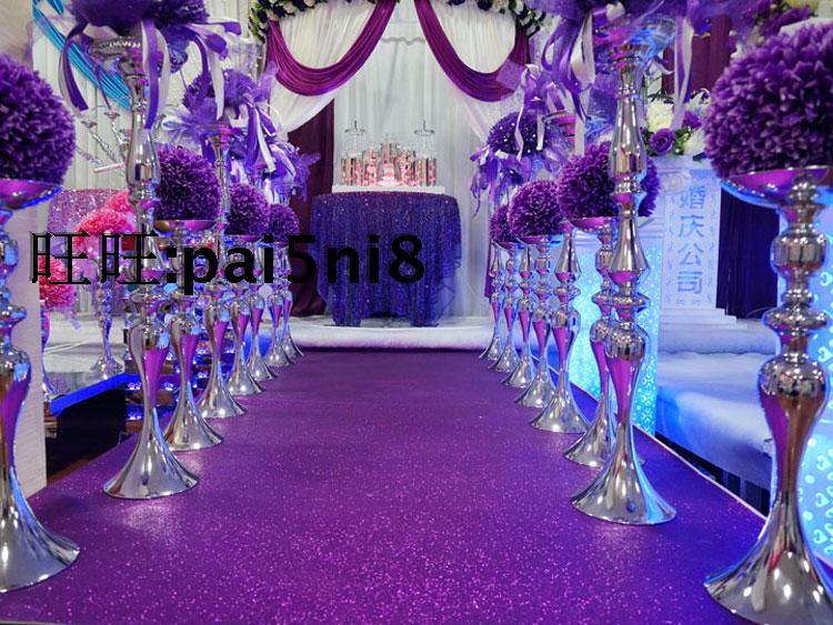 Thảm cưới Ngọc trai Thảm cưới Deep Purple Red Tiffany Blue Golden Fruit Green Coffee Lake Blue Black Thảm thảm nhà