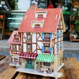 Трехмерная головоломка, деревянная хижина, конструктор, игрушка для мальчиков и девочек, в 3d формате, домик своими руками