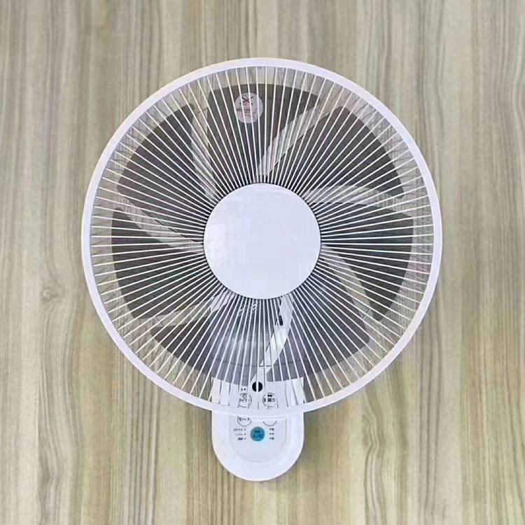 Japan imported DC DC 14 inch horse leaf frequency conversion mute 12 inch electric fan hanging adjustable speed wall fan remote control