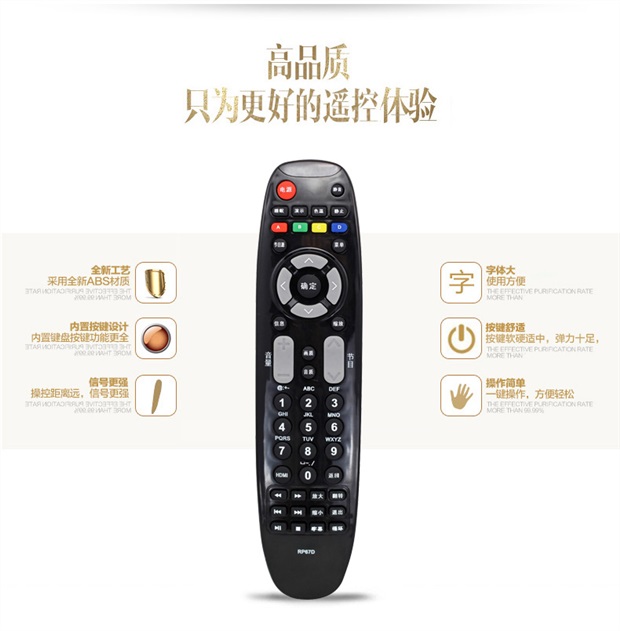 [Vương miện vàng] Điều khiển từ xa TV LCD Changhong RP67D Mô hình gốc General RL67DA Spot - TV tivi samsung 60 inch
