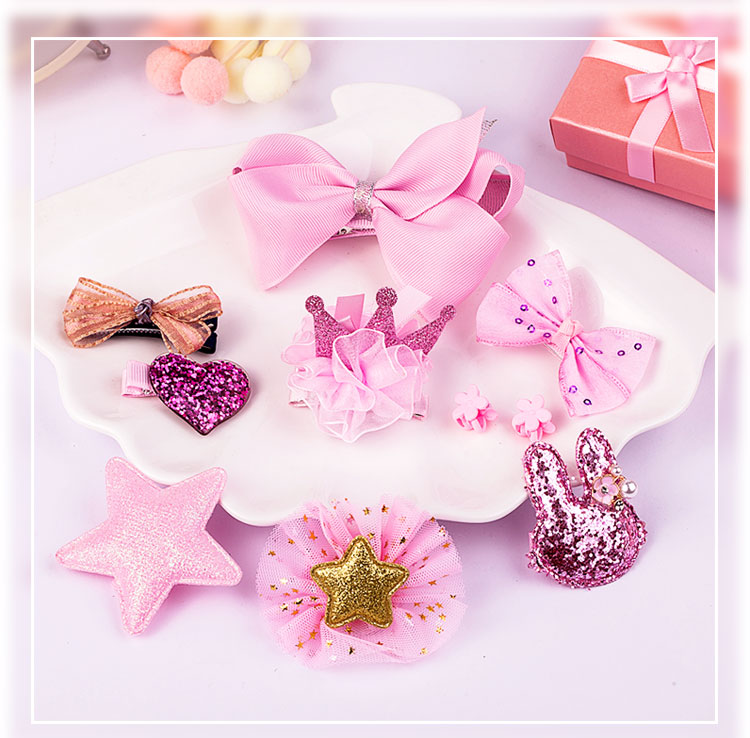 Trẻ em của mũ cô gái kẹp tóc phụ kiện tóc Hàn Quốc Công Chúa dễ thương bow knot flower jewelry cô bé kẹp tóc kẹp