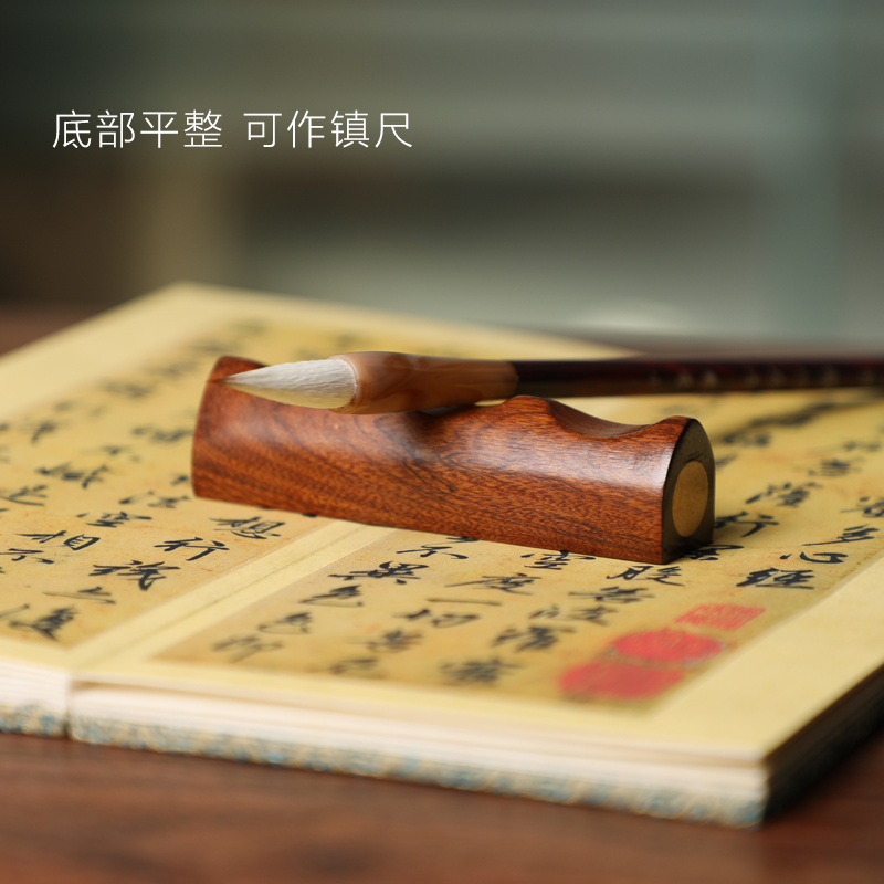 黑檀木笔搁：传统文房器物的现代新生