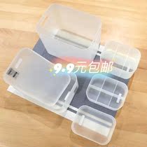 NITORI Nidaili Desktop Debris Containing Box Storage Square Finishing Basket Cosmetic Stout Box