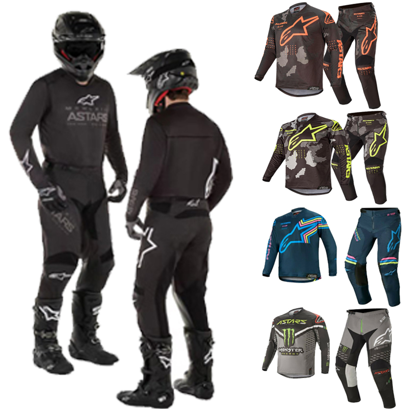 New A star off-road motorcycle suit riding suit knight mountain bike race training racing equipment suit