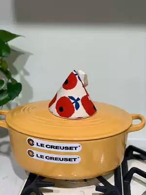 Treasures handmade custom Japanese triangular pot grab cap anti-scalding and heat insulation fabric