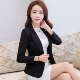 Áo khoác vest nữ nhỏ bé 2019 xuân hè mới phiên bản Hàn Quốc của phần ngắn gọn gàng là áo sơ mi nữ mỏng giản dị