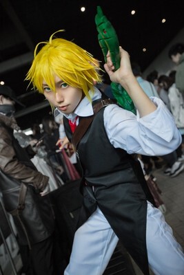 The Seven Deadly Sins Seven Original Sins Meliodas Cosplay Costume Sin of Wrath Two-Dimensional Cosplay Outfit Full Set with Free Shipping