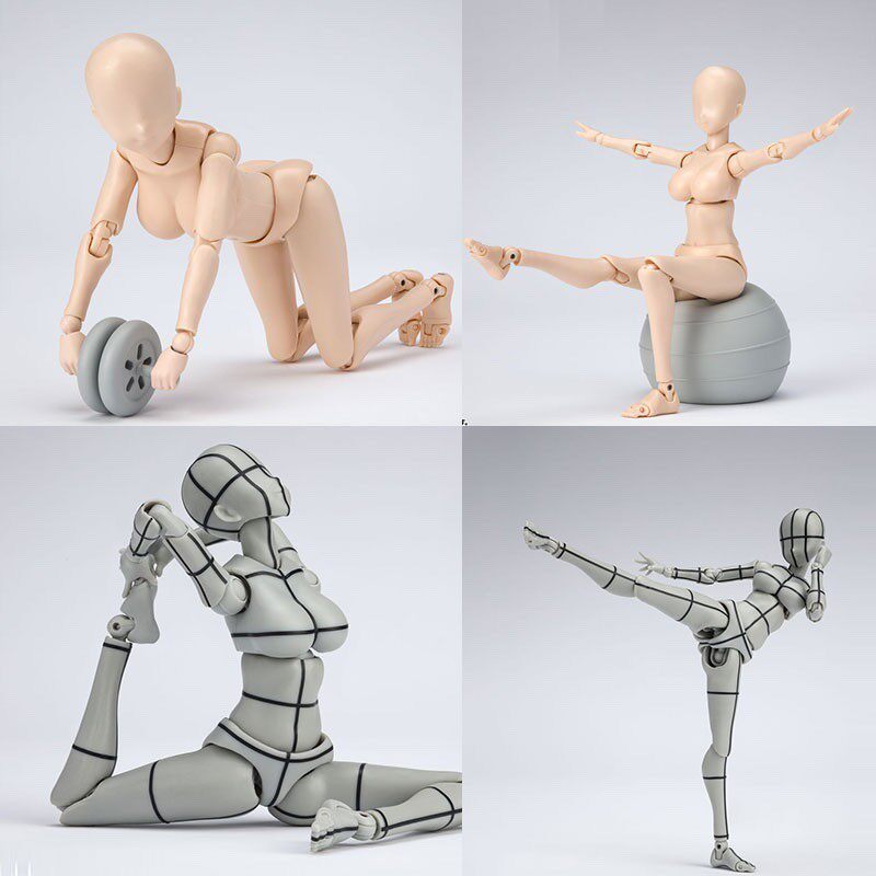 Figma可动人体模型素体，美术生手办参考必备神器_手办_淘宝游戏网