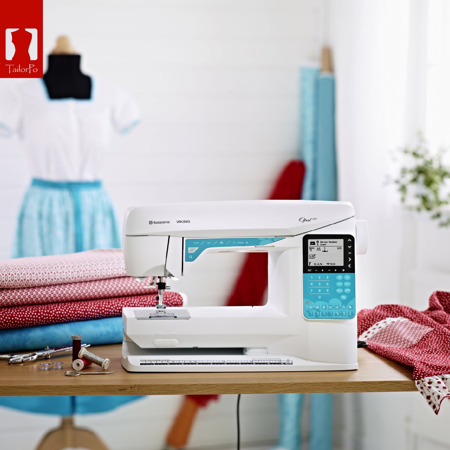 (Tailor's Ap) Sweden's Foxconer's cronyism sewing machine Opal 650 cat eye stone