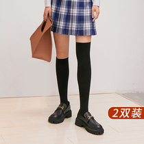 Day Series Street Calf Socks Jk Socks Mid-Cylinder Tide Ins Halfcut and knee-length cylinder Sox Childrens autumn and winter Wembleweight Slim Leg Socks