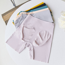 Underpants Ice Silk Women Summer High waist closets No-marks Hip Silk Gear Pants Head Girl Breathable Anti-Walking Light Safety Pants