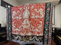 Taoist priests clothing is made of light gauze and is made of silver imitation handmade Five Dragons Taoist high-gong magic robes and robes available in multiple colors.