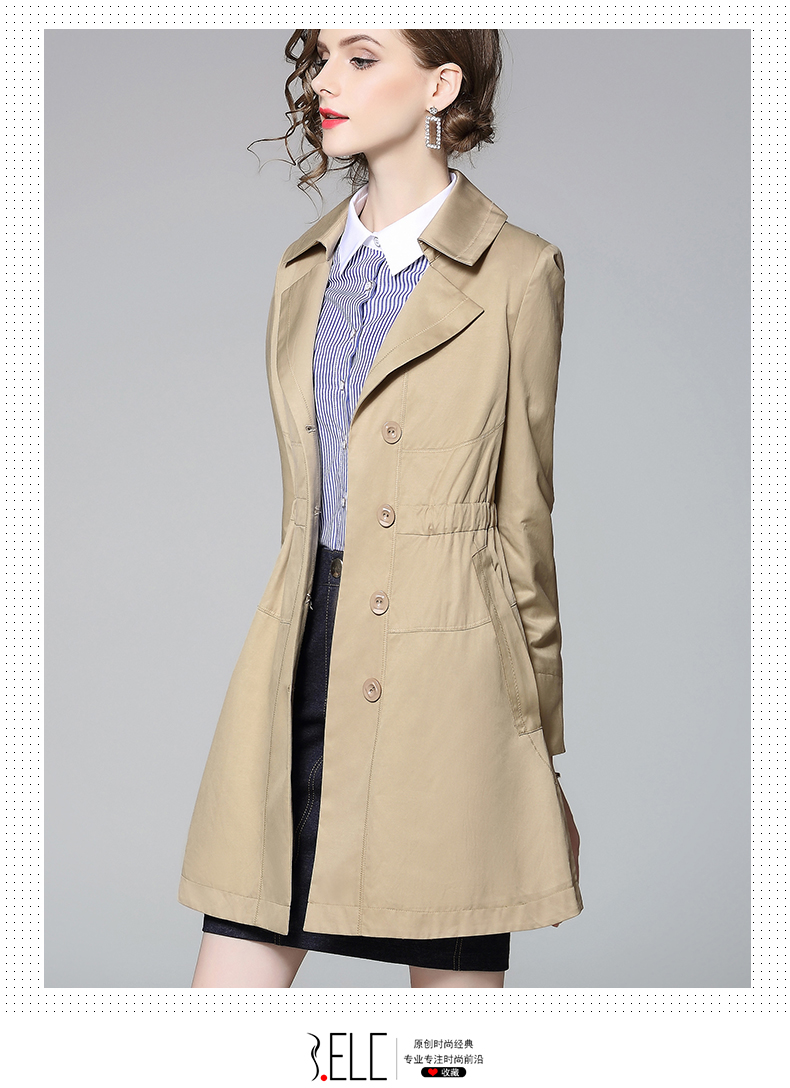 Trench pour femme      en Coton - Ref 3228254 Image 7