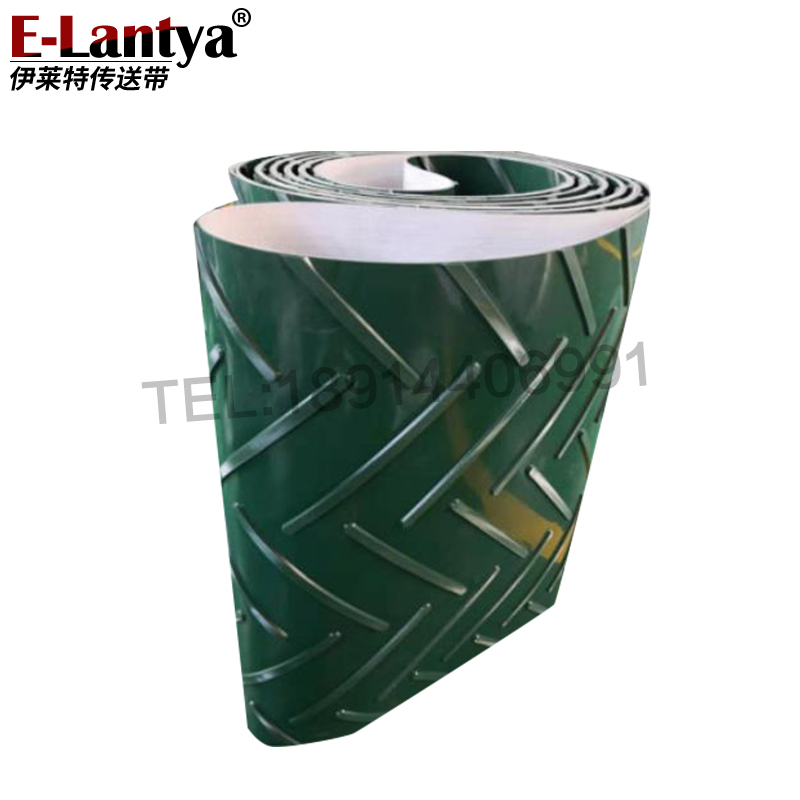 Tobacco Machinery Bum Clear Rubber Conveyor Belts Tobacco Leaf Regrilled Factory People Typeface Anti Slip Conveyor Belts PVC Conveyor Belts