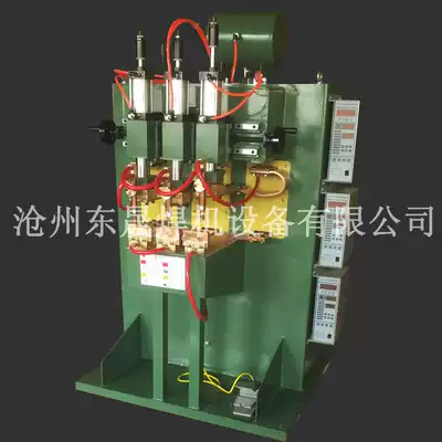 Multi-head spot welding machine three-point forming pneumatic all-copper spot welding machine can individually control single point spot welding