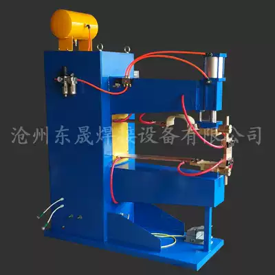 Pneumatic row welding machine AC all copper mesh welding machine pneumatic long arm row welding machine extended water-cooled spot welding machine
