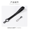 Mobile Phone Lanyard Wrist Strap, Simple Black High-End Short Phone Case Lanyard Bracelet with Adjustable Retractable Anti-Loss Feature