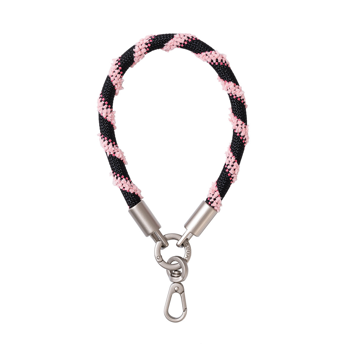 Winter Plush Short Phone Lanyard Wrist Chain Camera Strap for Women with Metal Spacer, Anti-Lost, High-End and Durable