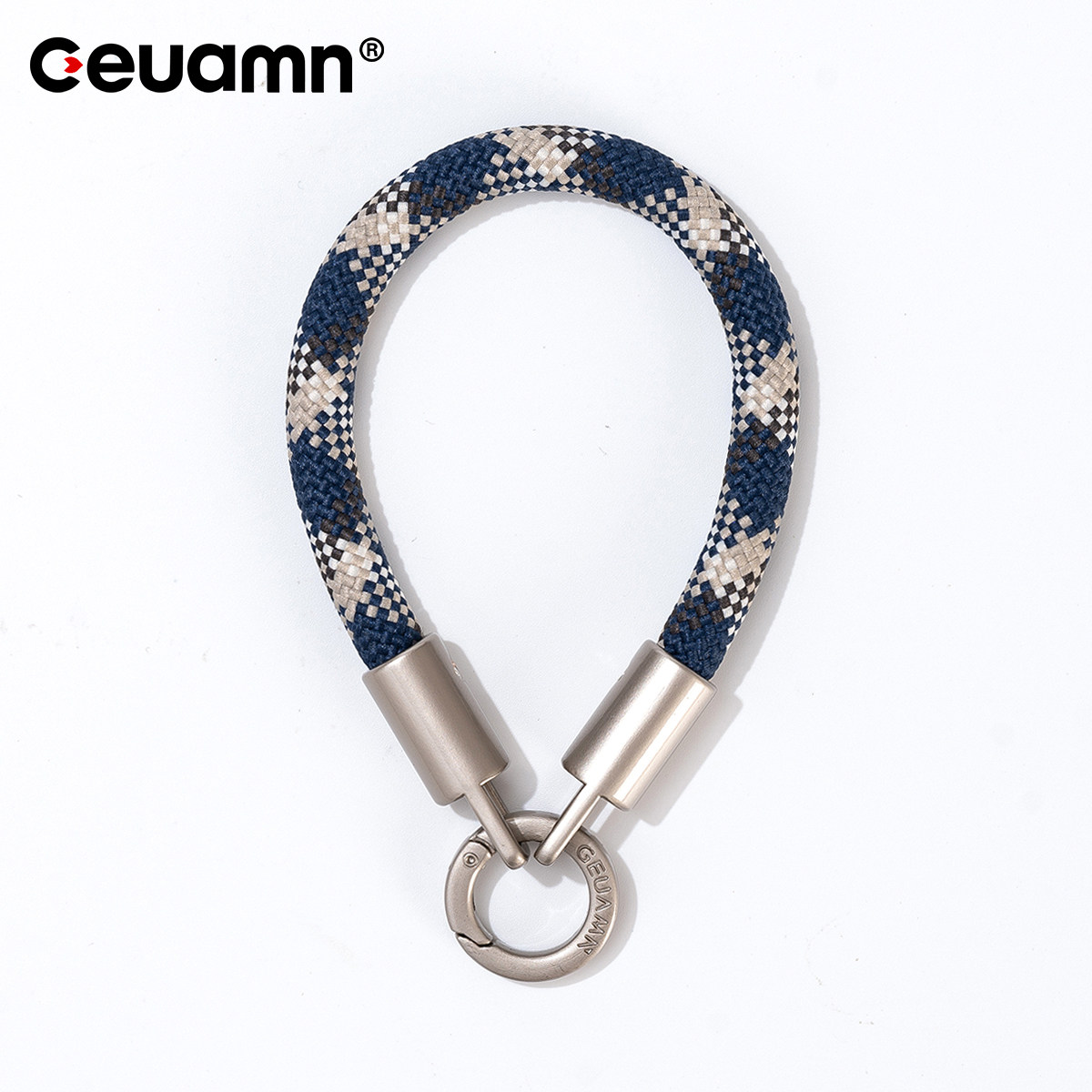 Car Keychain Pendant Lanyard Chain Key Ring Horseshoe Buckle High-End Simple Creative Rearview Mirror Hanging Ornament Key Chain