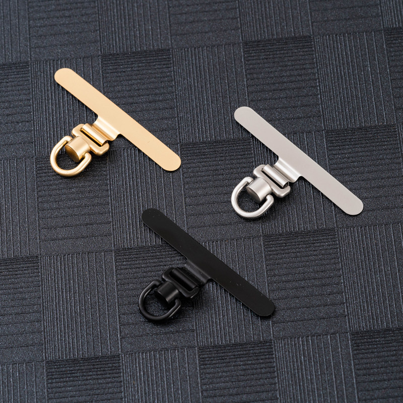 Stainless Steel Ultra-Thin 0.2mm Mobile Phone Lanyard Spacer Clip Metal Fixing Piece Mobile Phone Connecting Piece Rotatable