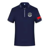 Светоотражающая шелковая синяя футболка