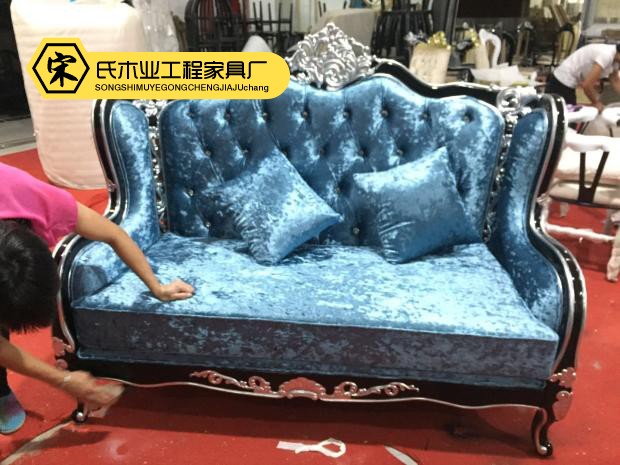 Phòng kinh doanh, trung tâm bán hàng sofa, sofa tiếp tân, phòng người mẫu, thẻ nhà hàng, khách sạn, nội thất sofa khách - Nội thất khách sạn giường đơn
