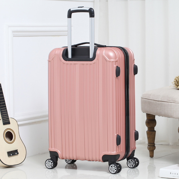 Gương phổ quát bánh xe đẩy trường hợp hành lý lên máy bay hành lý hộp nam và nữ hộp cứng thủy sinh 20 inch 24 inch vali cao cấp