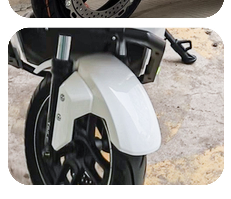 Thickened front fender mudguard for electric vehicles, suitable for Tailin Cangqiong, made of wear-resistant plastic, universal front mudguard modification