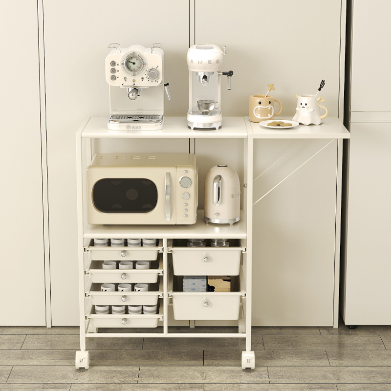 Living Room Coffee Machine Stand, Mobile Bar Counter, Sideboard, Storage Cabinet, Tea Cabinet, Kitchen Prep Table