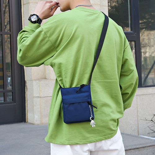 Японская водонепроницаемая черная небольшая сумка, сумка на одно плечо для отдыха, 2022, ткань оксфорд